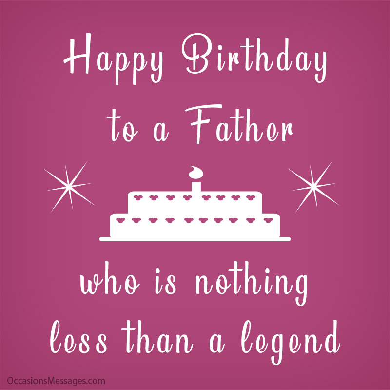 Happy Birthday to a father who is nothing less than a legend.