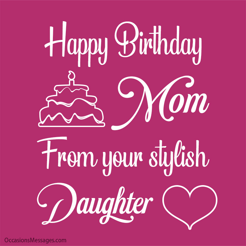 happy birthday mom from daughter images