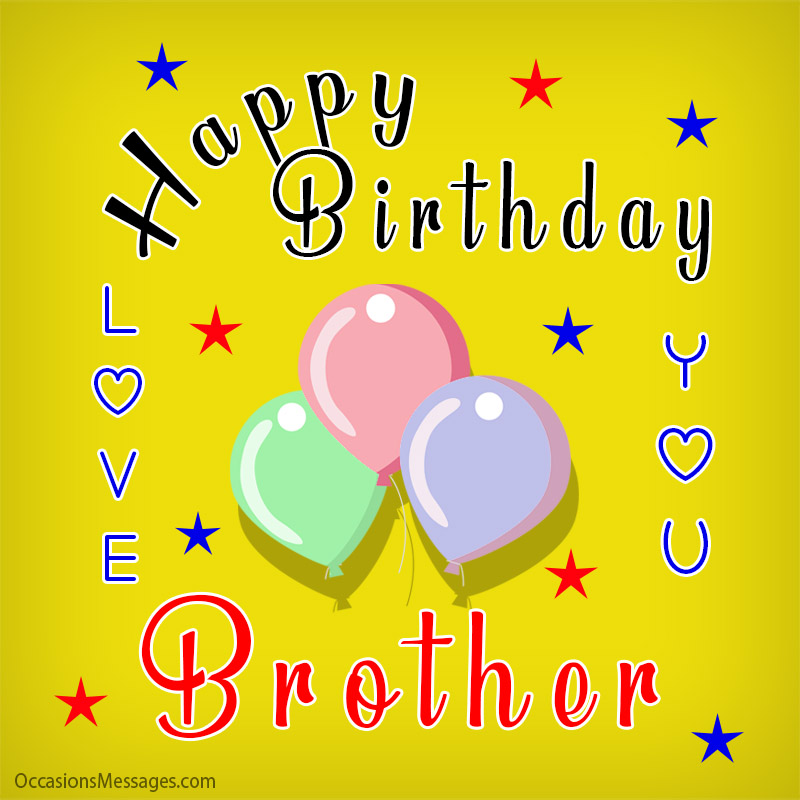 Happy Birthday. Love you brother.