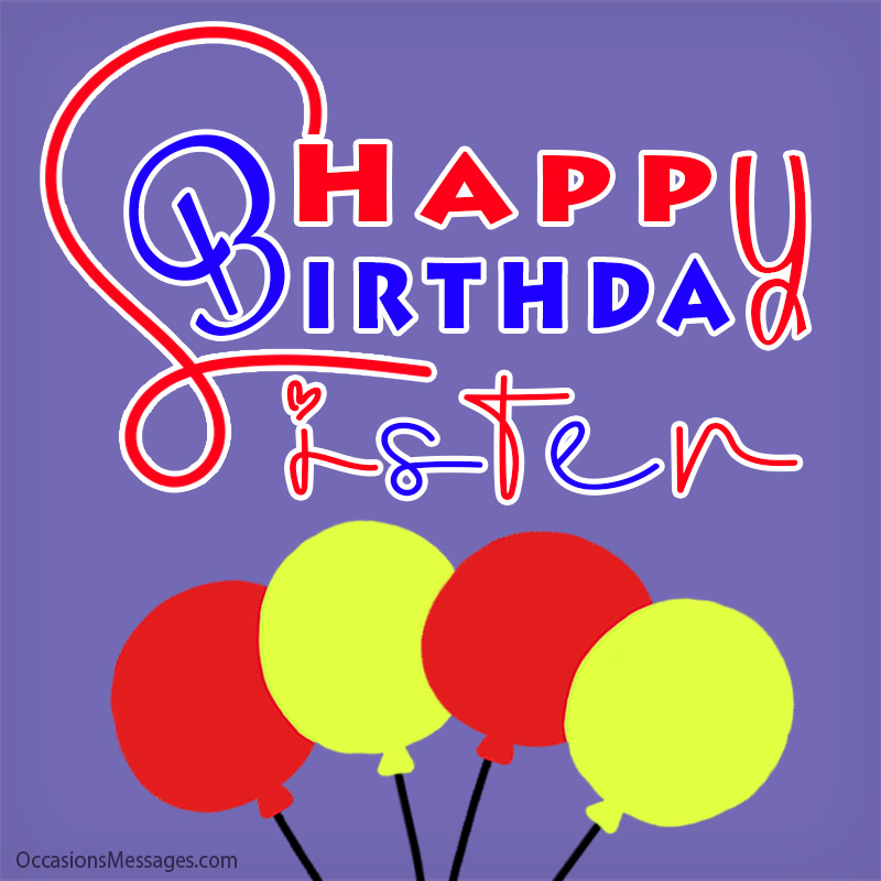 Happy Birthday With Balloon