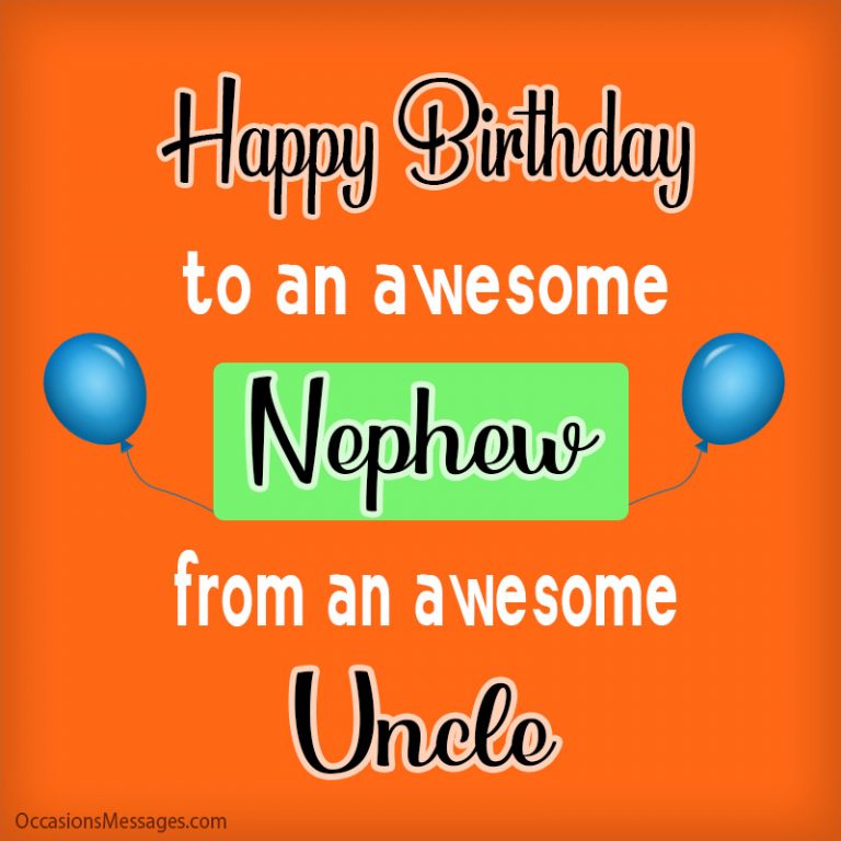 Best 200+ Birthday Wishes and Messages for Nephew