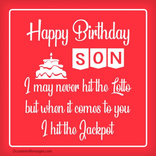 Happy Birthday Wishes for Son