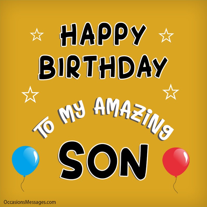 Top 0 Birthday Wishes For Son Happy Birthday Son