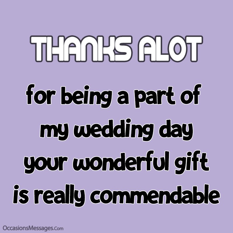 Best Thank You Messages For Attending Our Wedding