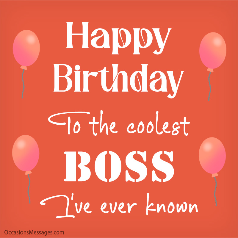 Happy Birthday to the coolest boss I've ever known.