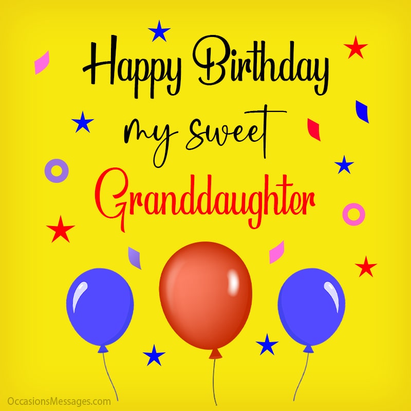 Happy Birthday my sweet granddaughter.