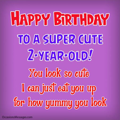 Happy 2nd Birthday Wishes for Baby Girl Or Boy