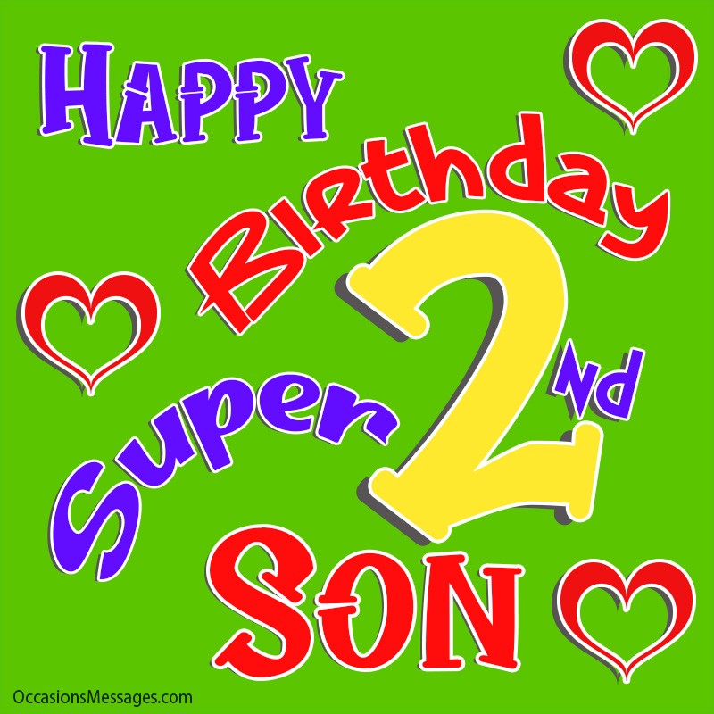 Happy 2nd birthday super son