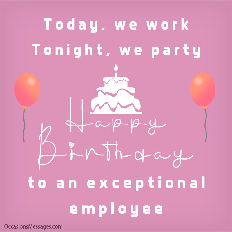 Happy Birthday Images For Employees