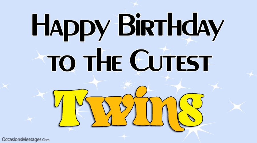 Happy 4th Birthday Twins