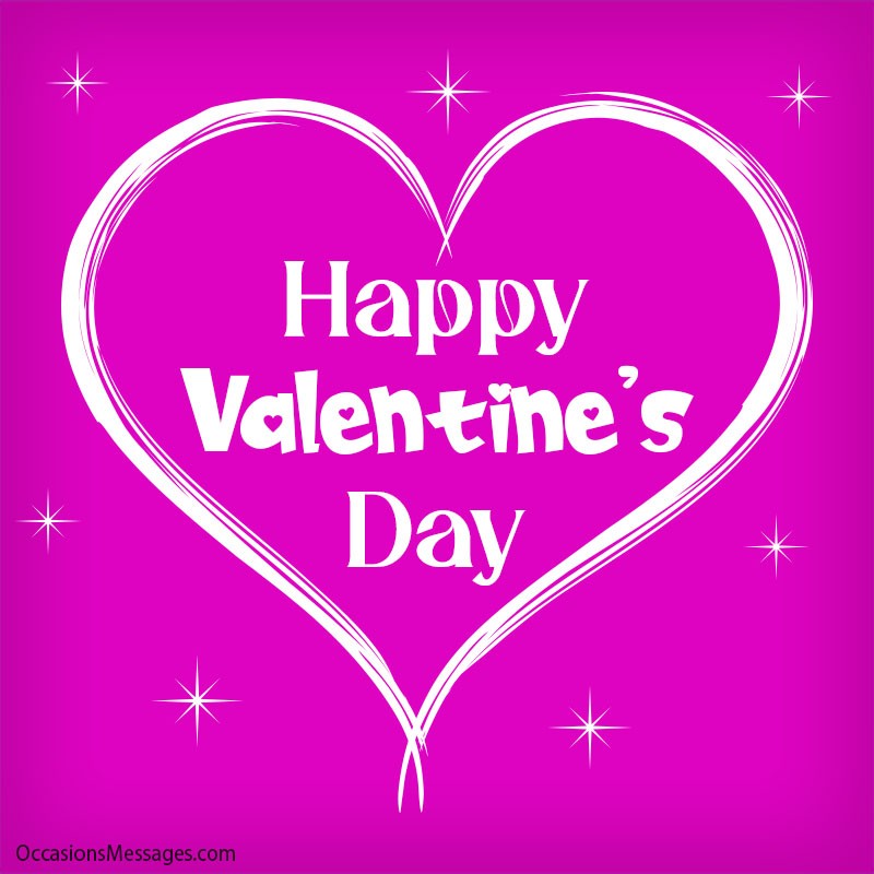 happy Valentine’s and big heart