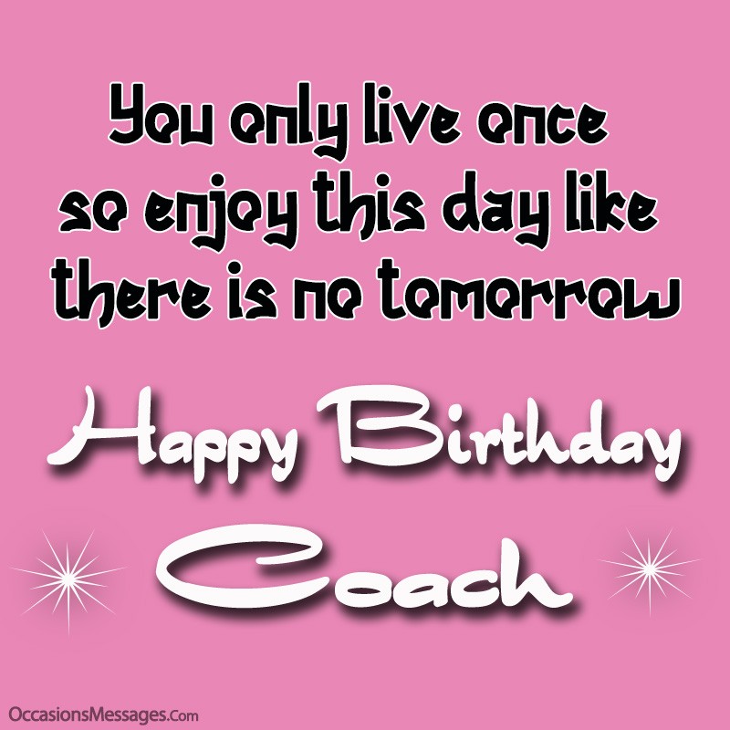 Top 50+ Happy Birthday Wishes for Coach - Occasions Messages