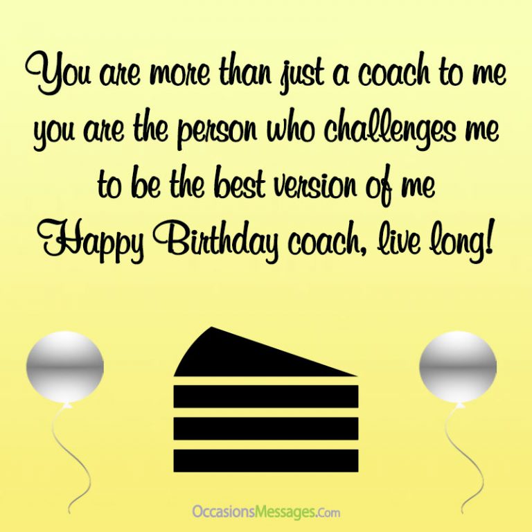 Best 50+ Happy Birthday Wishes and Cards for Coach