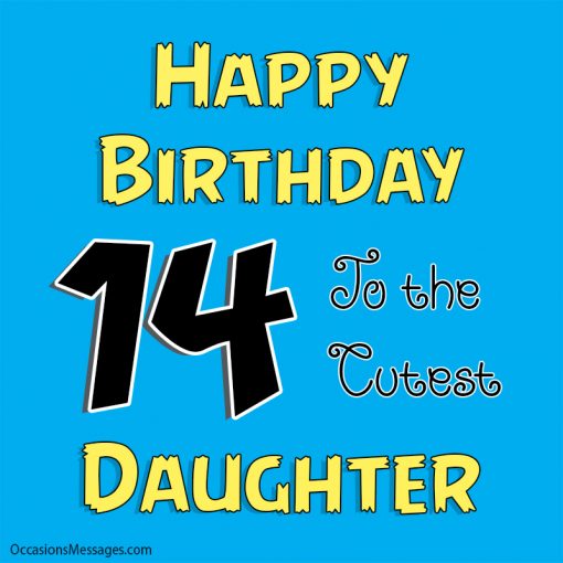 Happy 14th Birthday Wishes Messages for 14 Year Olds