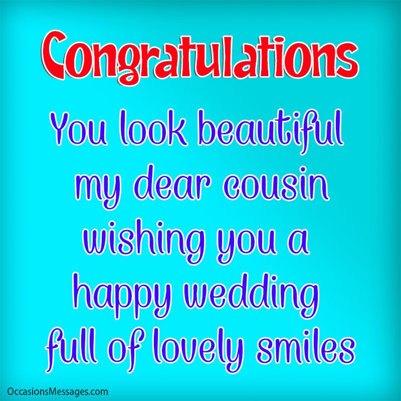 you look beautiful my dear cousin. wishing you a happy wedding full of lovely smiles. 