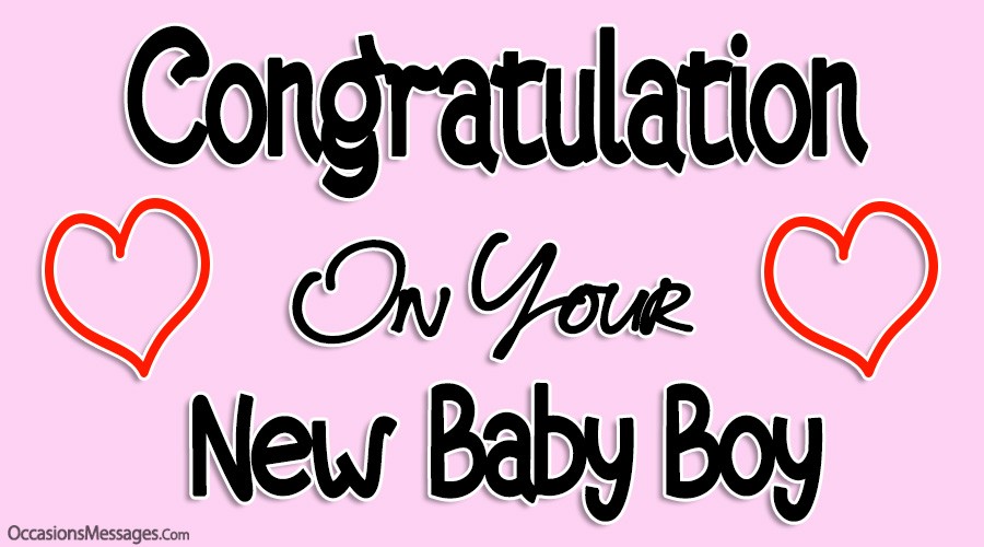 Congratulation on your New Baby Boy