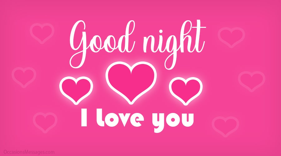 Good night my love