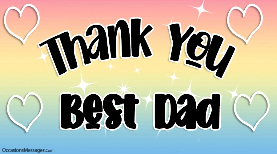 Thank you best dad