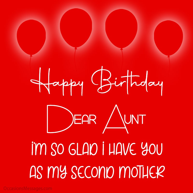 Happy Birthday dear Aunty. I’m so glad I have you as my second mother.