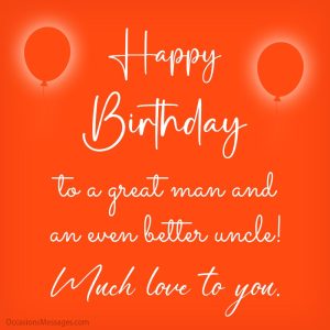 Top 130+ Birthday Wishes for Uncle - Occasions Messages