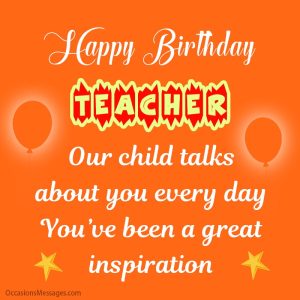 on this page we present you a wonderful collection of... 100+ Happy Birthday Wishes and Messages for Teacher