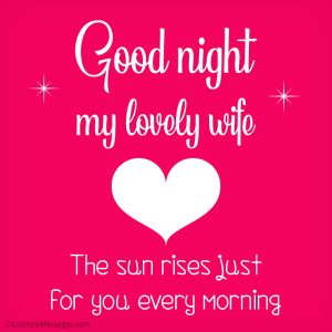 Best 60+ Romantic Good Night Messages for Wife