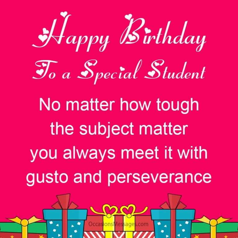 Top 50+ Birthday Wishes and Messages for Students