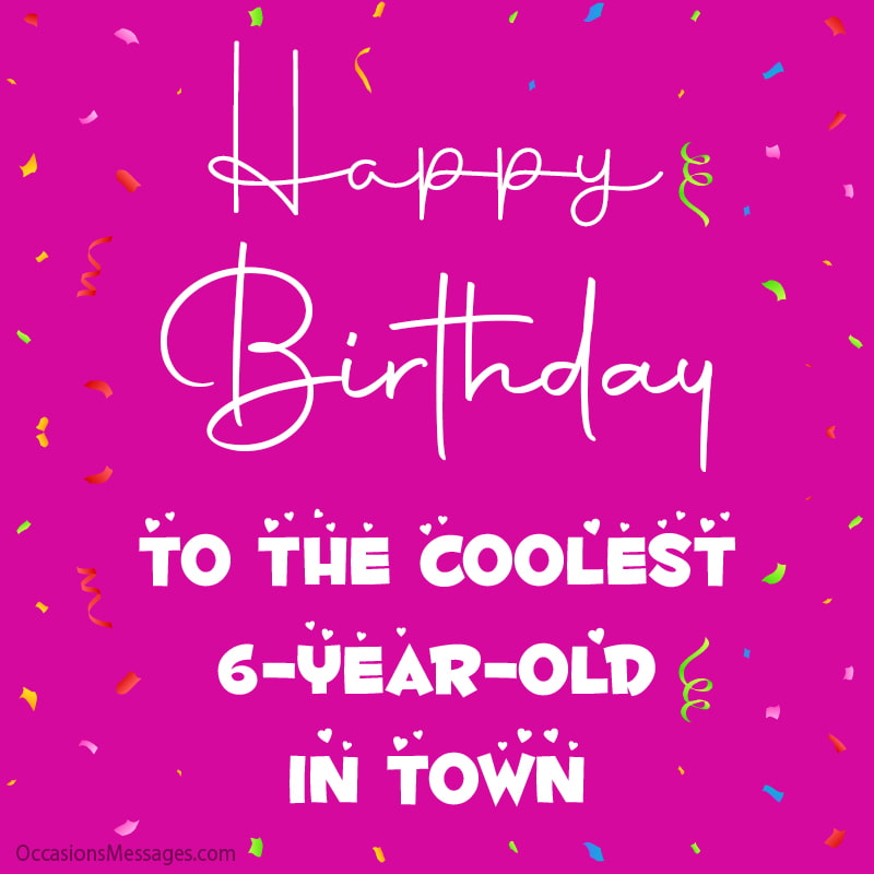 Happy Birthday to the coolest 6-year-old in town!