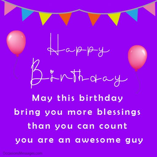 Best 50+ Birthday Wishes and Messages for a Man