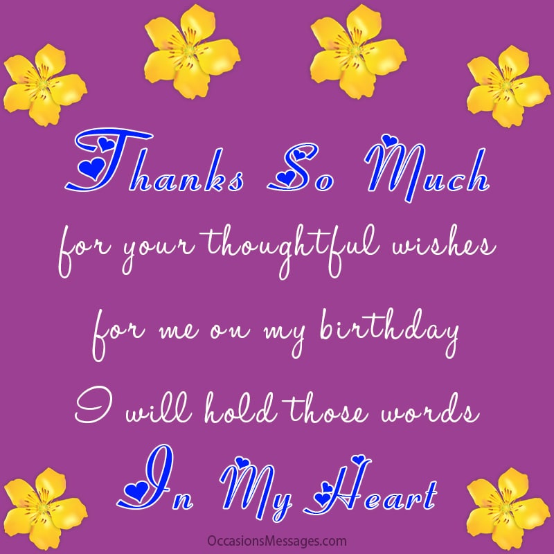 Best 80+ Thank You Messages for Birthday Wishes