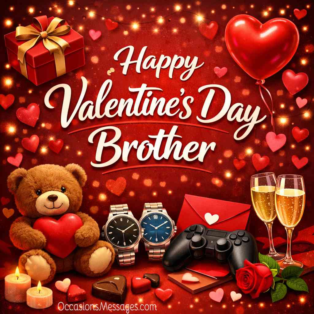 Amazing Inspirational Valentine’s Day Card for Brother