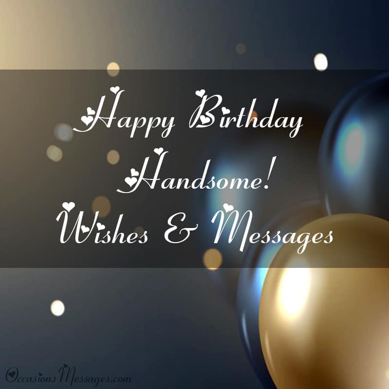 Joyeux anniversaire, mon beau! Vœux