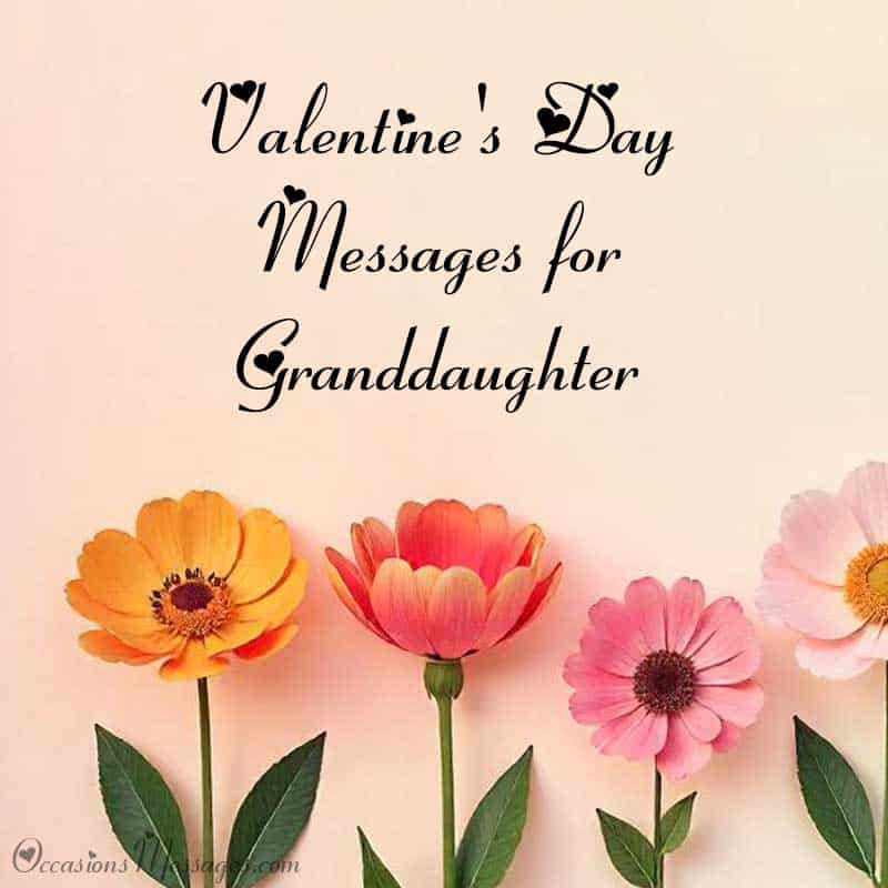 Sweet Happy Valentine's Day Messages Granddaughter