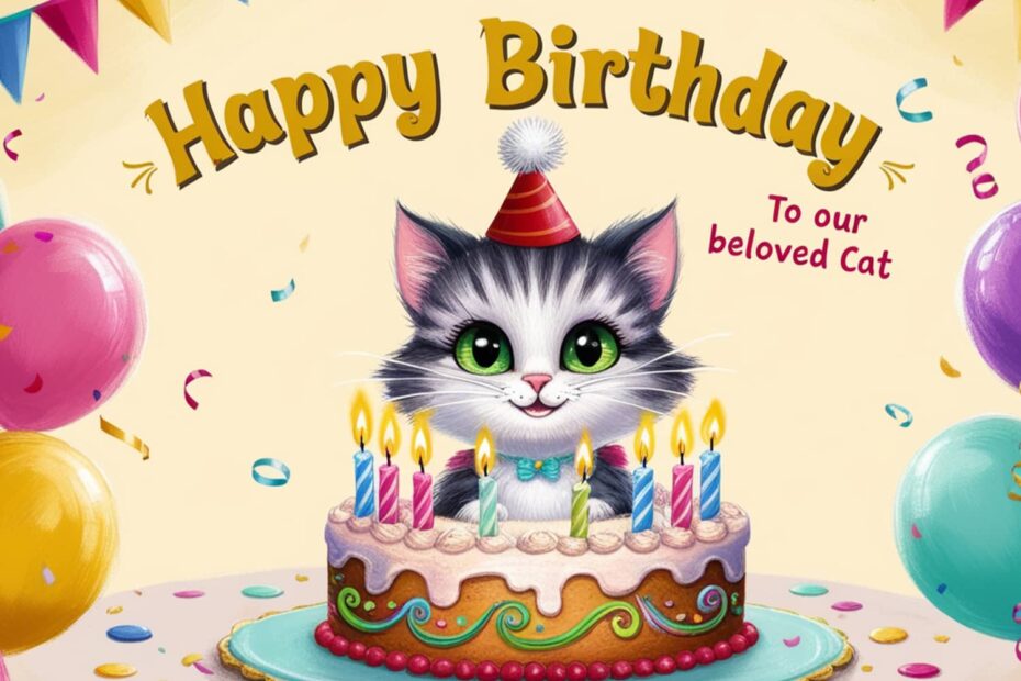 Birthday Wishes for Cat - Heartwarming Messages