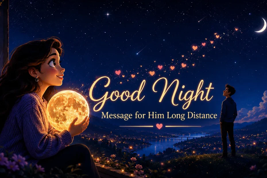 Good Night Message for Him Long Distance