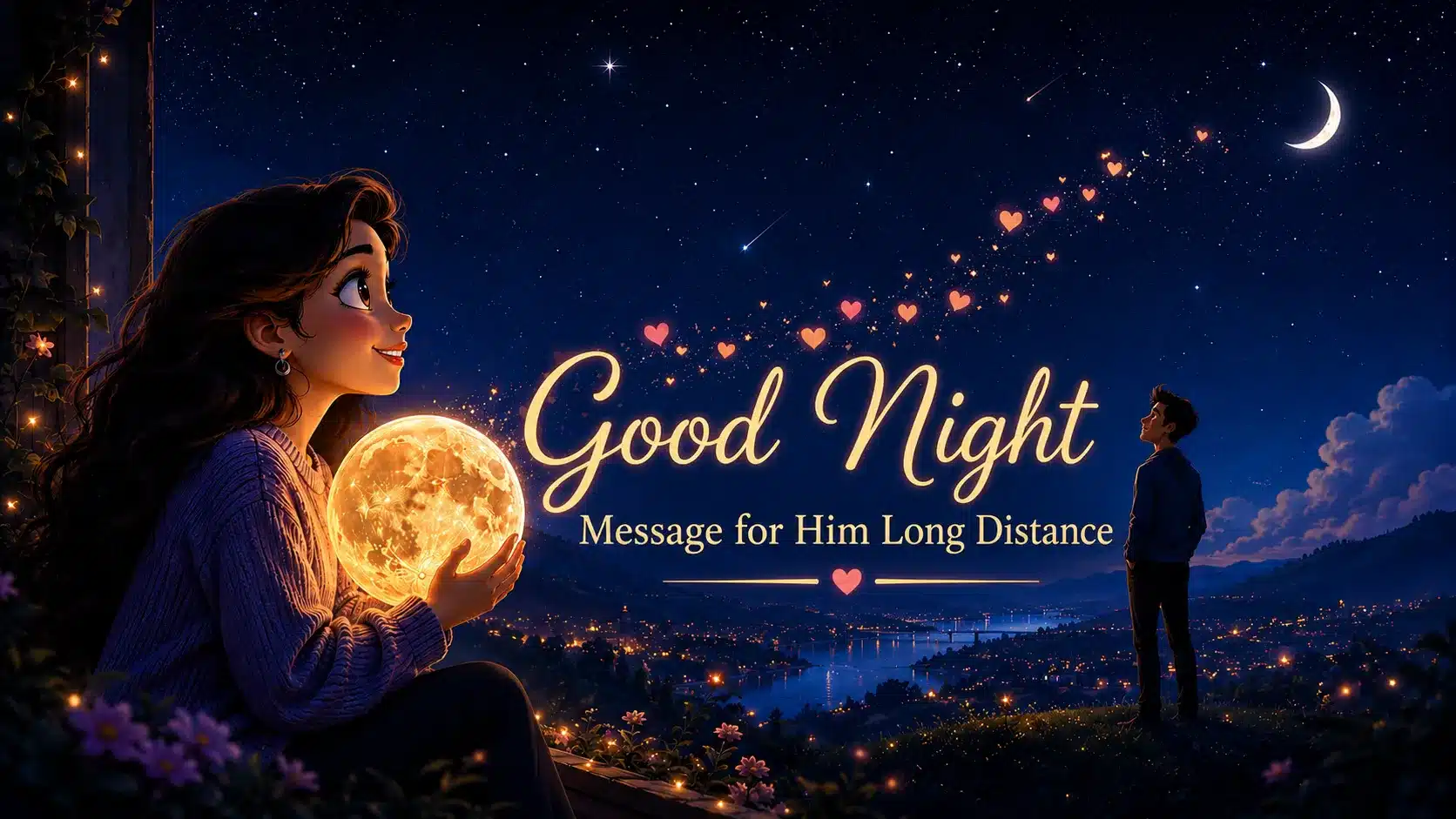 Good Night Message for Him Long Distance