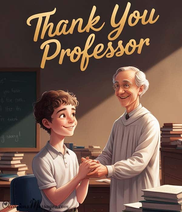 Sweet Thank You Quotes to Professor