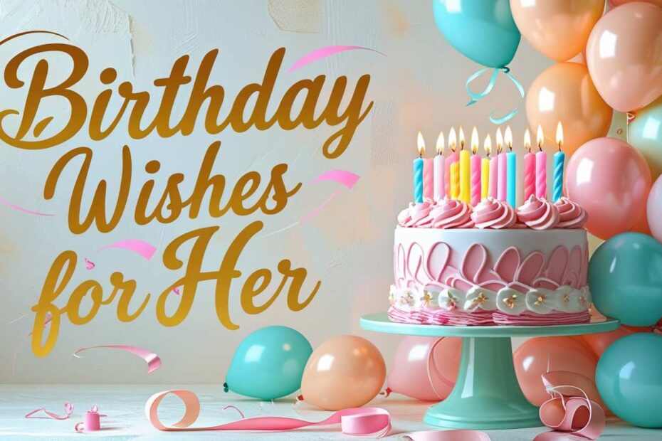 Sweet Birthday Wishes for Her