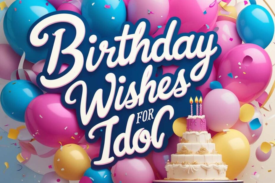 Best Birthday Wishes for Idol