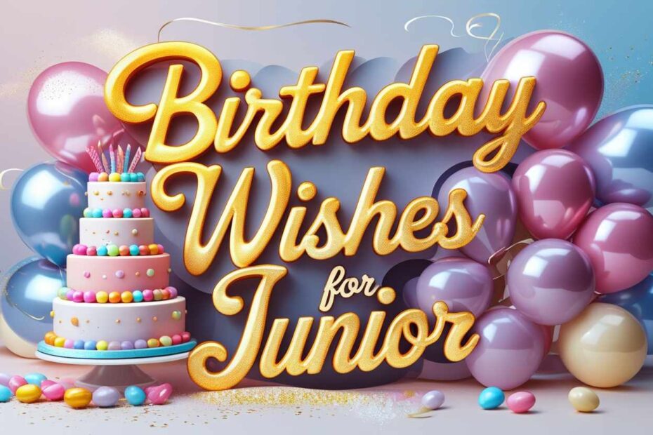 Sweet Birthday Wishes for Junior