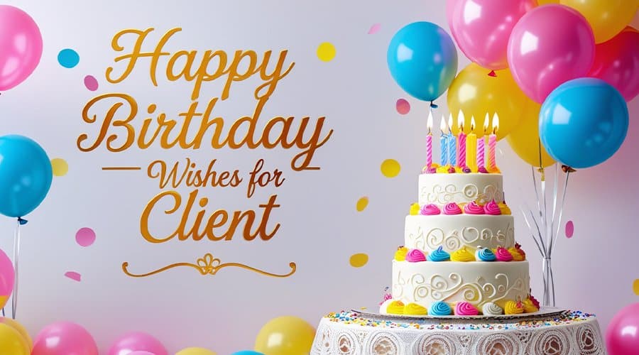 Sweet Happy Birthday Wishes for Client