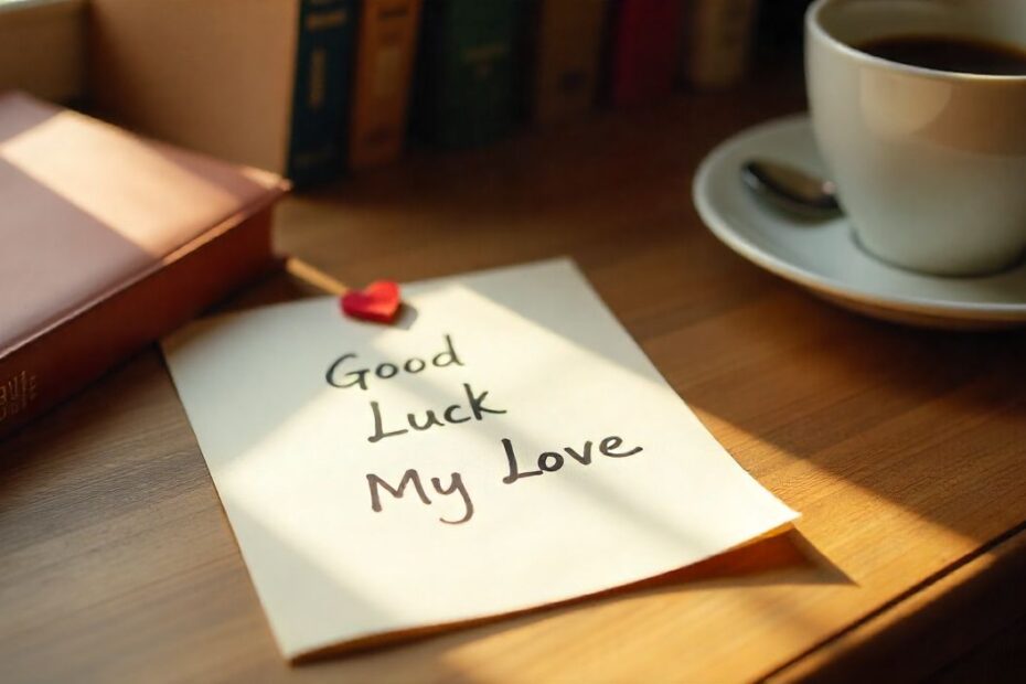 Romantic and inspiring Good Luck Exam Wishes for Lover