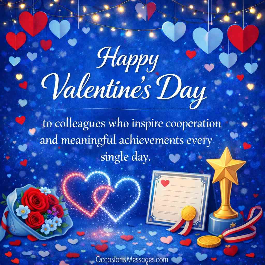 Happy Valentine’s Day to colleagues who inspire cooperation, and meaningful achievements every single day.
