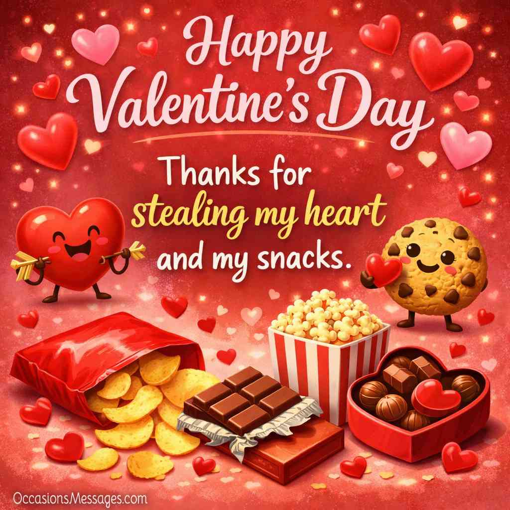 Funny Valentine messages for a handsome man with light humor.