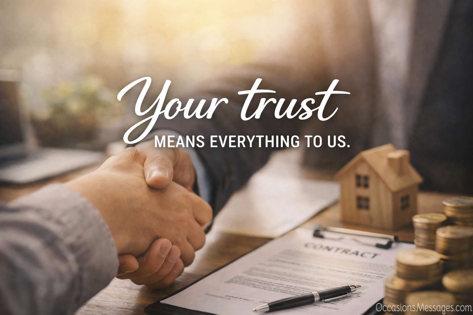 Your trust means everything to us.