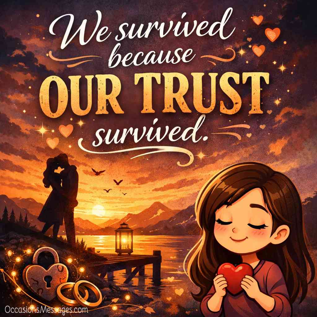 We survived because our trust survived.