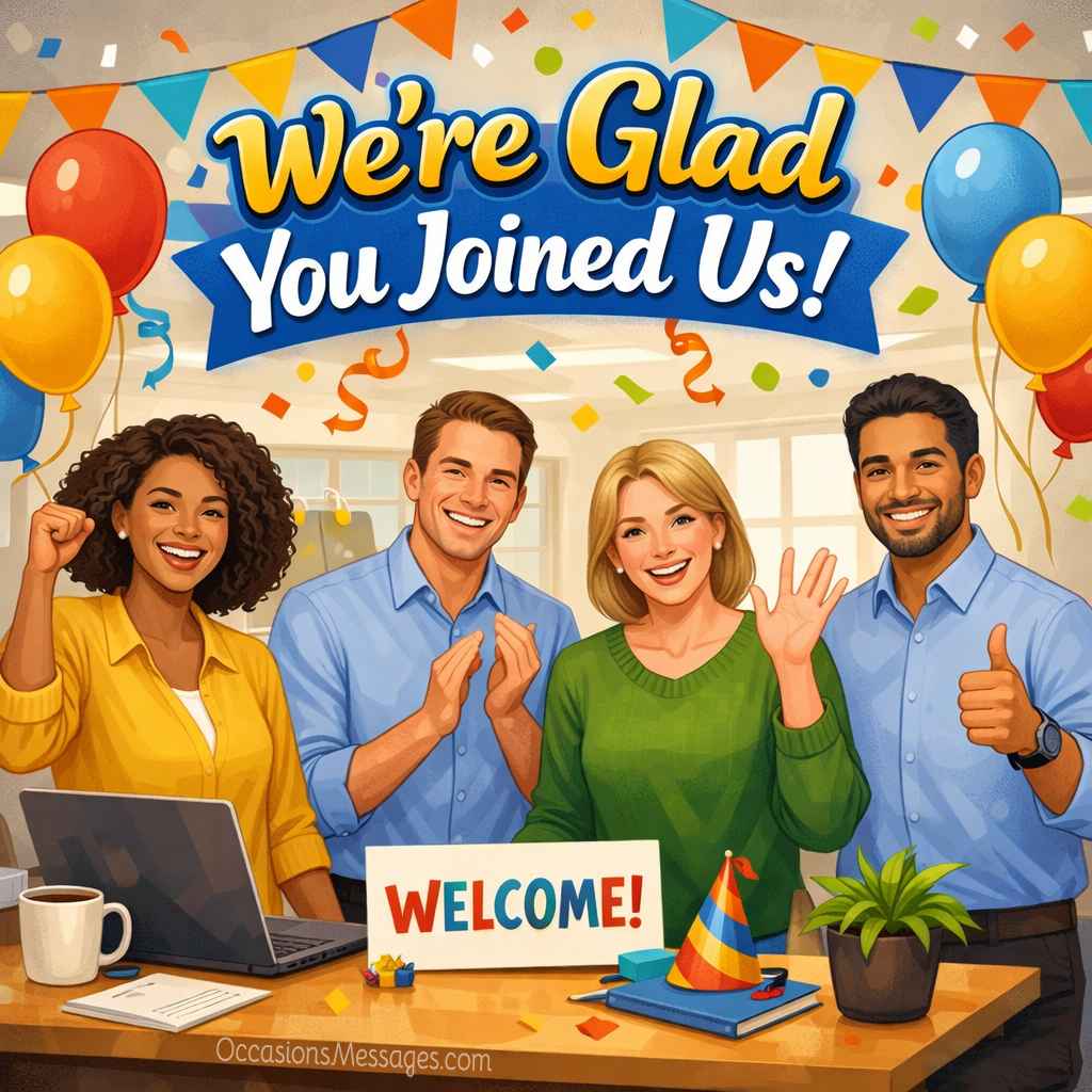 We're glad you joined us.