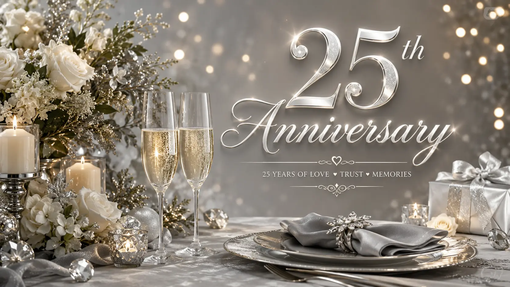 25th wedding anniversary wishes for friends