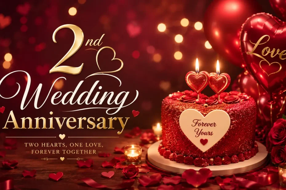 2nd wedding anniversary wishes for husband