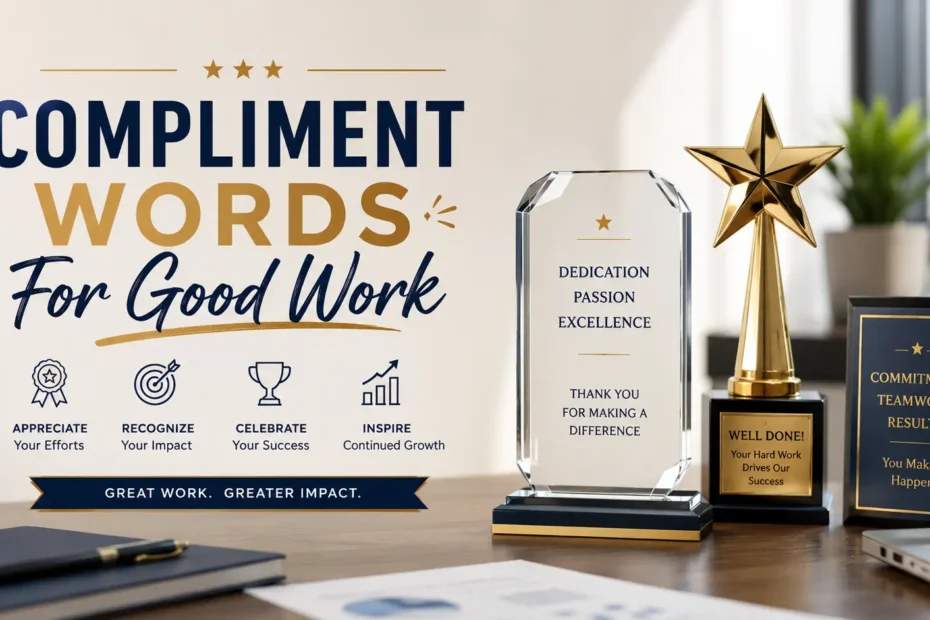 Compliment Words For Good Work
